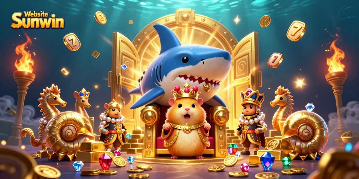 Win big with exciting games at Website Sunwin, featuring a unique casino fantasy scene.