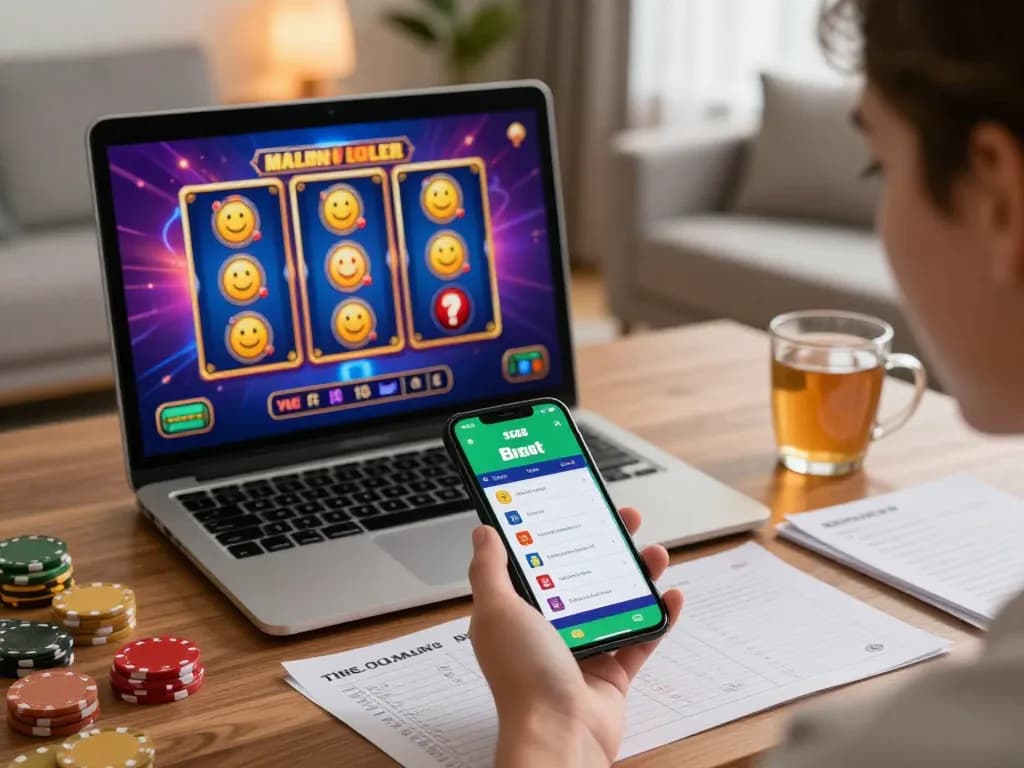 Engaging with SC88 Bet mobile app showcasing dynamic gaming experience in a cozy setting.
