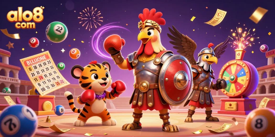 Experience gaming excitement with alo8 com, featuring thrilling gladiator battles and dynamic lottery action!