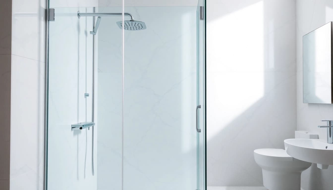 Erleben Sie die sonni Duschkabine in einem eleganten Badezimmer mit modernen Akzenten.