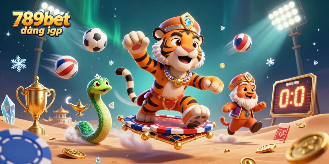 Experience the thrill of betting with 789bet đăng nhập, featuring vibrant casino-themed characters and games.
