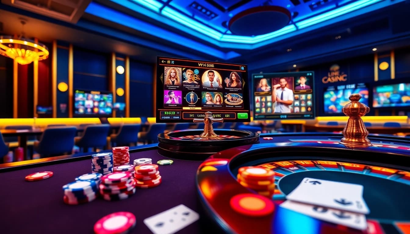 Players enjoying W W88 casino games at a vibrant online gambling interface.