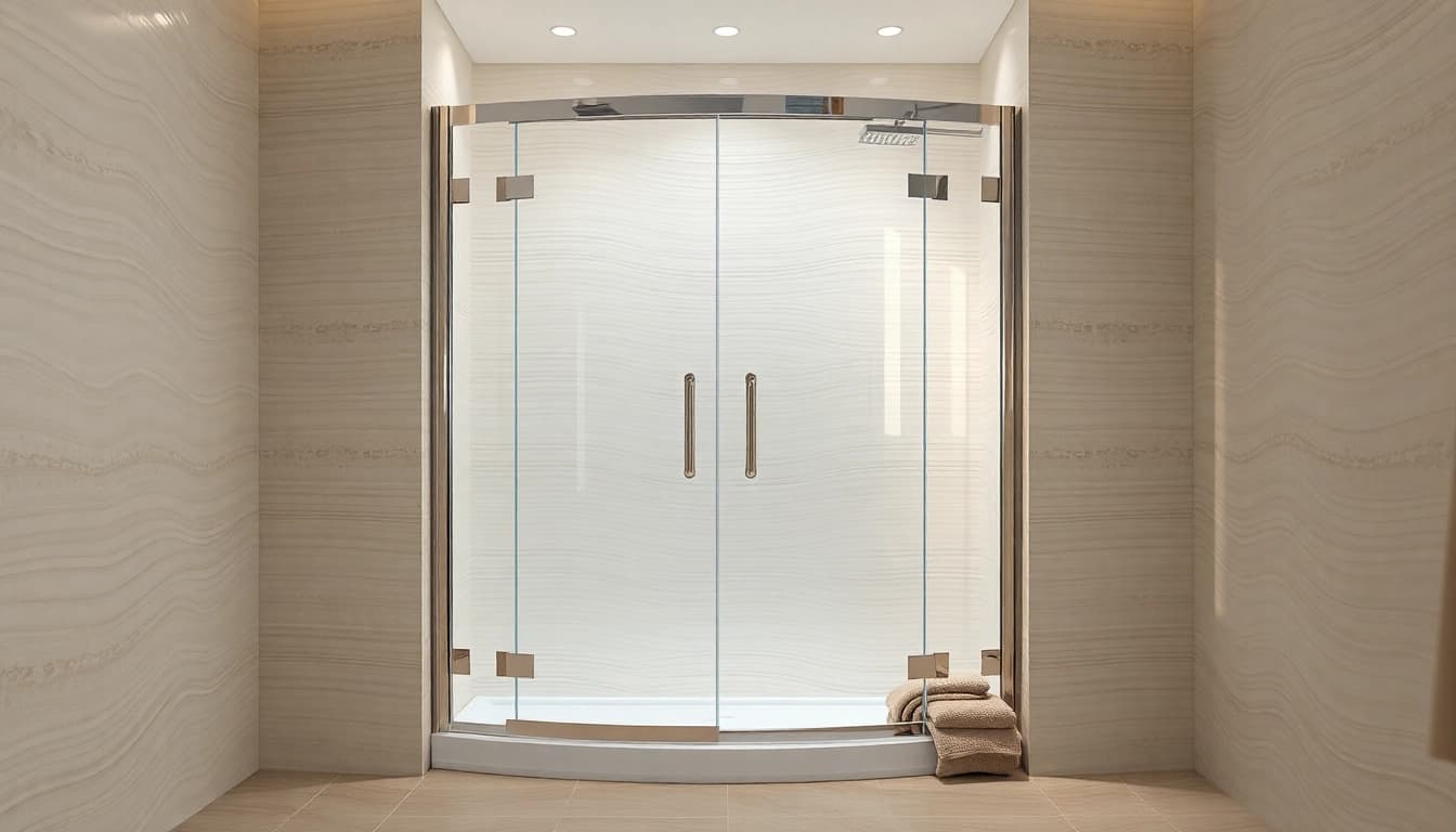 Moderne dusche 100x100 in einem stilvollen Badezimmer mit klaren Linien und eleganten Oberflächen.