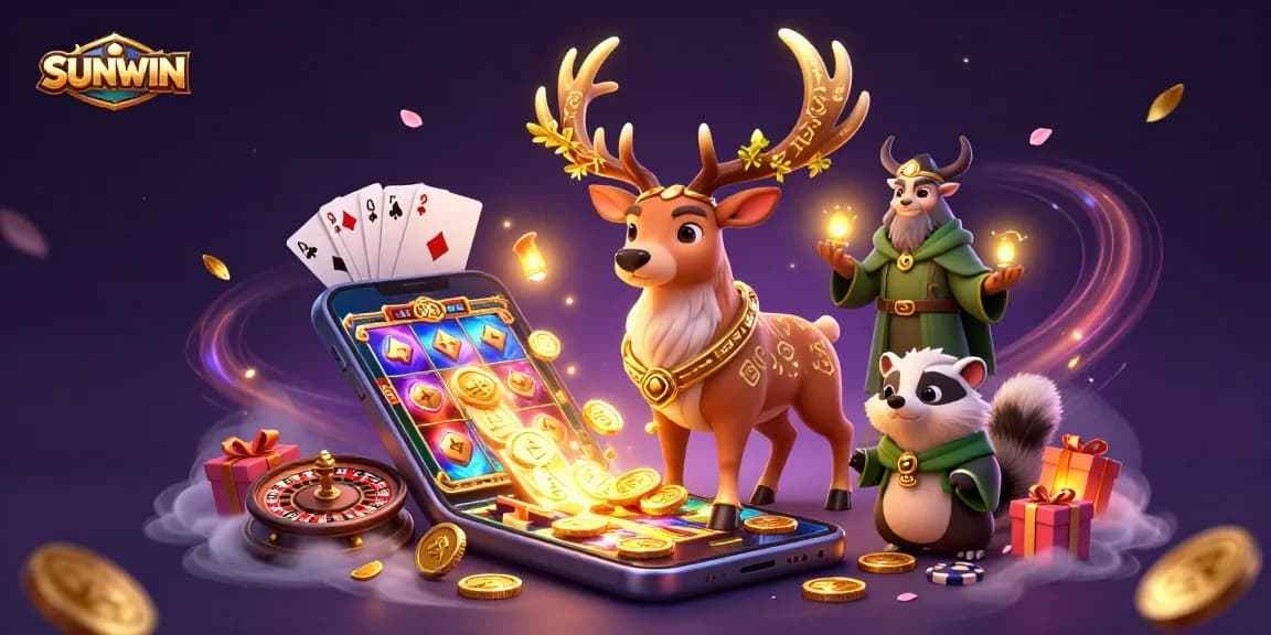 Experience thrilling gameplay with SUNWIN in a vibrant, magical casino world.