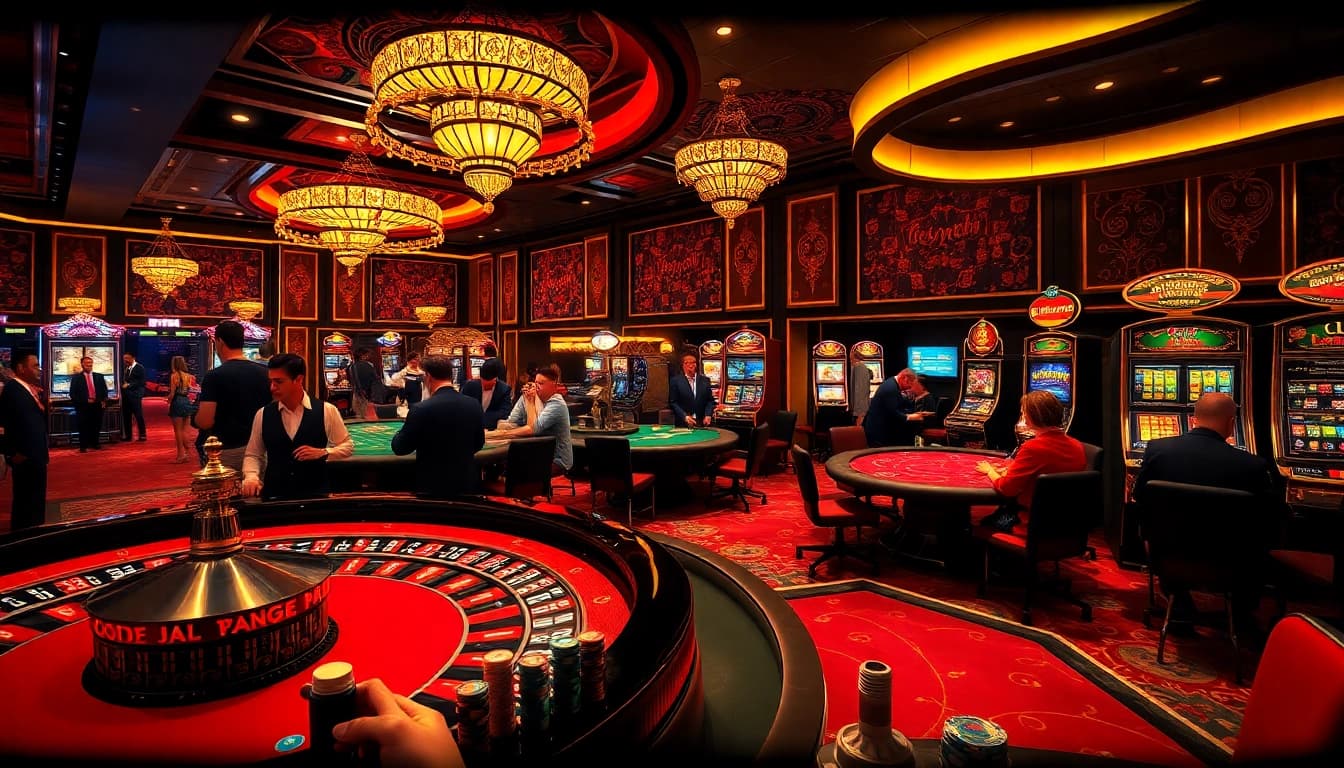 Experience the thrill of casino gaming at https://sky88sa.com/ with luxurious tables and vibrant action.