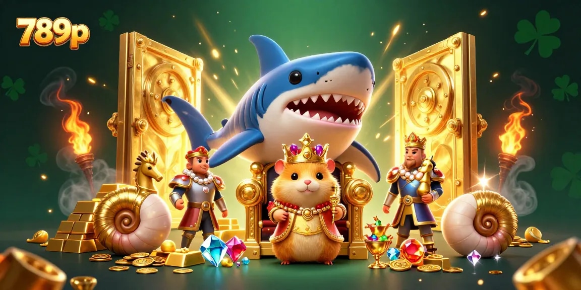 Experience thrilling gameplay at 789p with vibrant riches surrounding the hamster king.