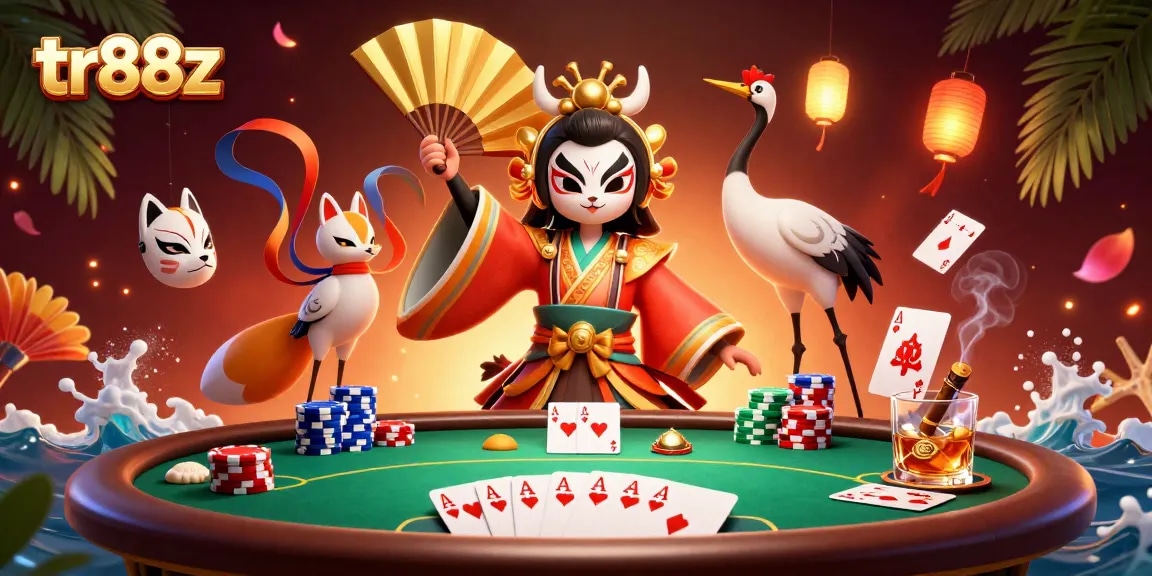 Experience the thrill of 3D casino action with characters in the vibrant world of tr88z.