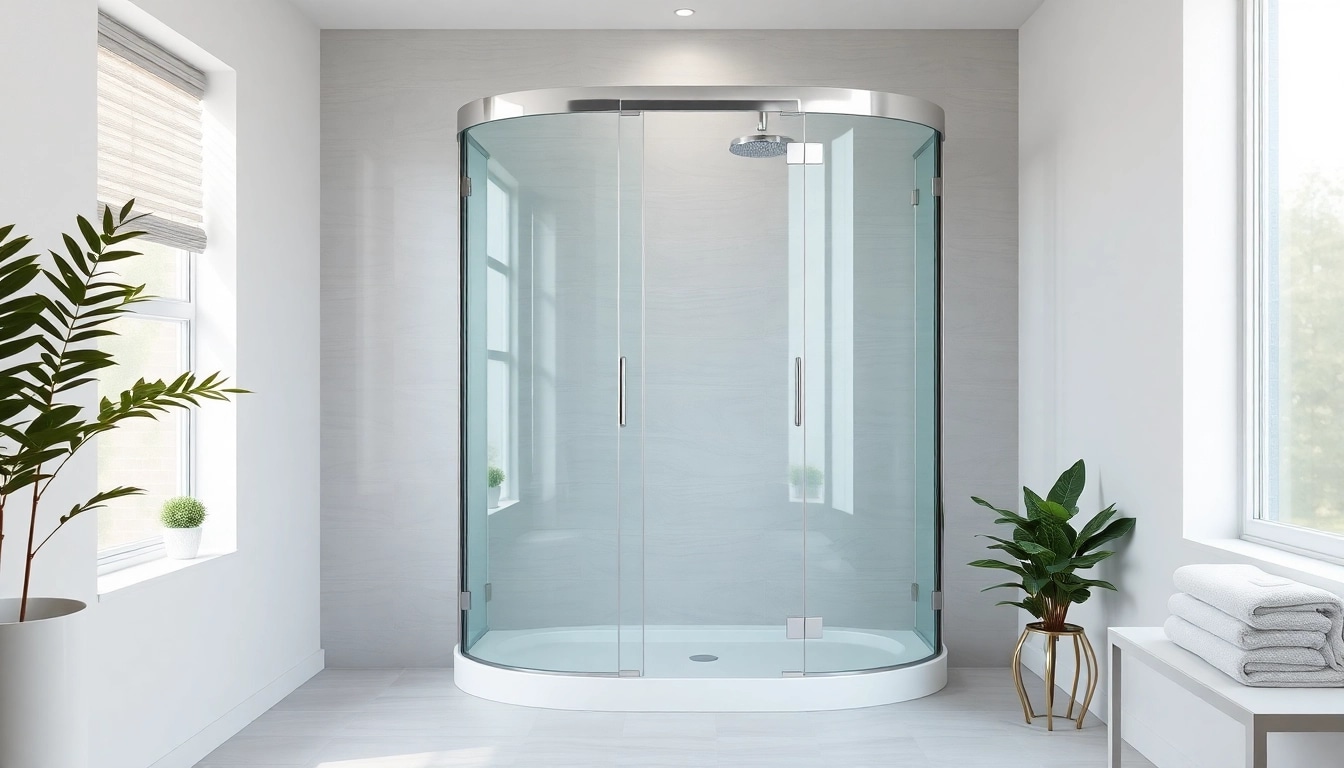 Erleben Sie die stilvolle sonni Duschkabine 90x90 in einem modernen Badezimmer mit eleganten Details.