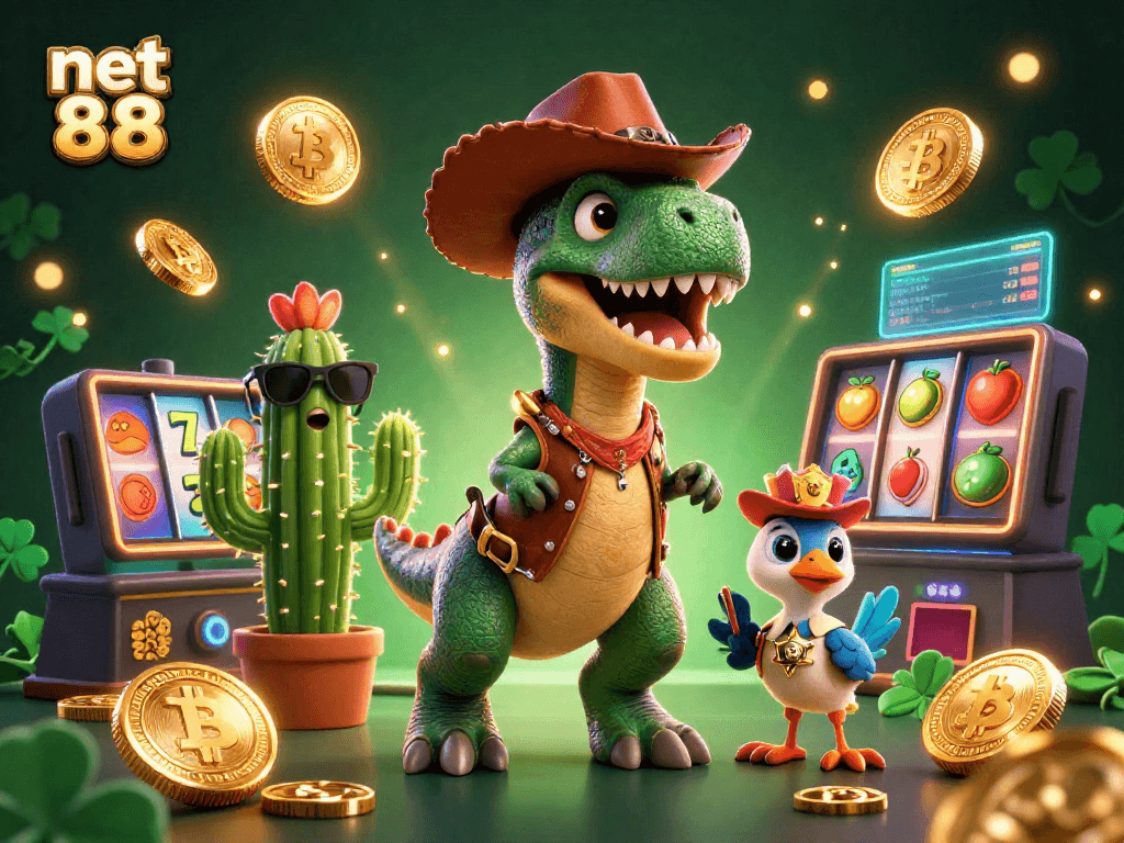 Play exciting games at net 88 with dynamic characters in an engaging casino scene.