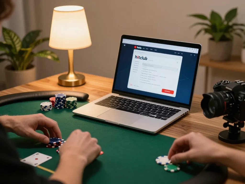Engaging players using hitclub chính hãng on laptops while enjoying cozy home gaming.
