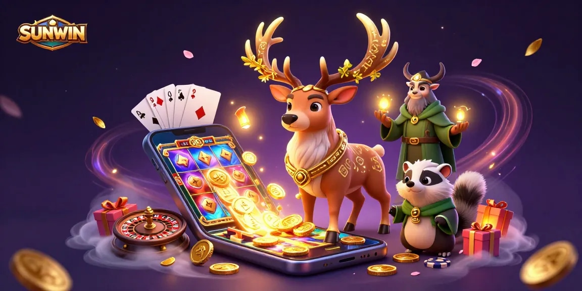 Experience thrilling gameplay with SUNWIN in a vibrant, magical casino world.