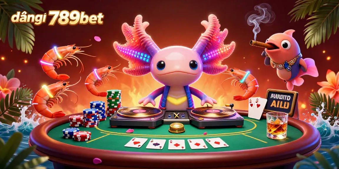 Join the excitement at đăng nhập 789bet with colorful characters, poker elements, and underwater fun.