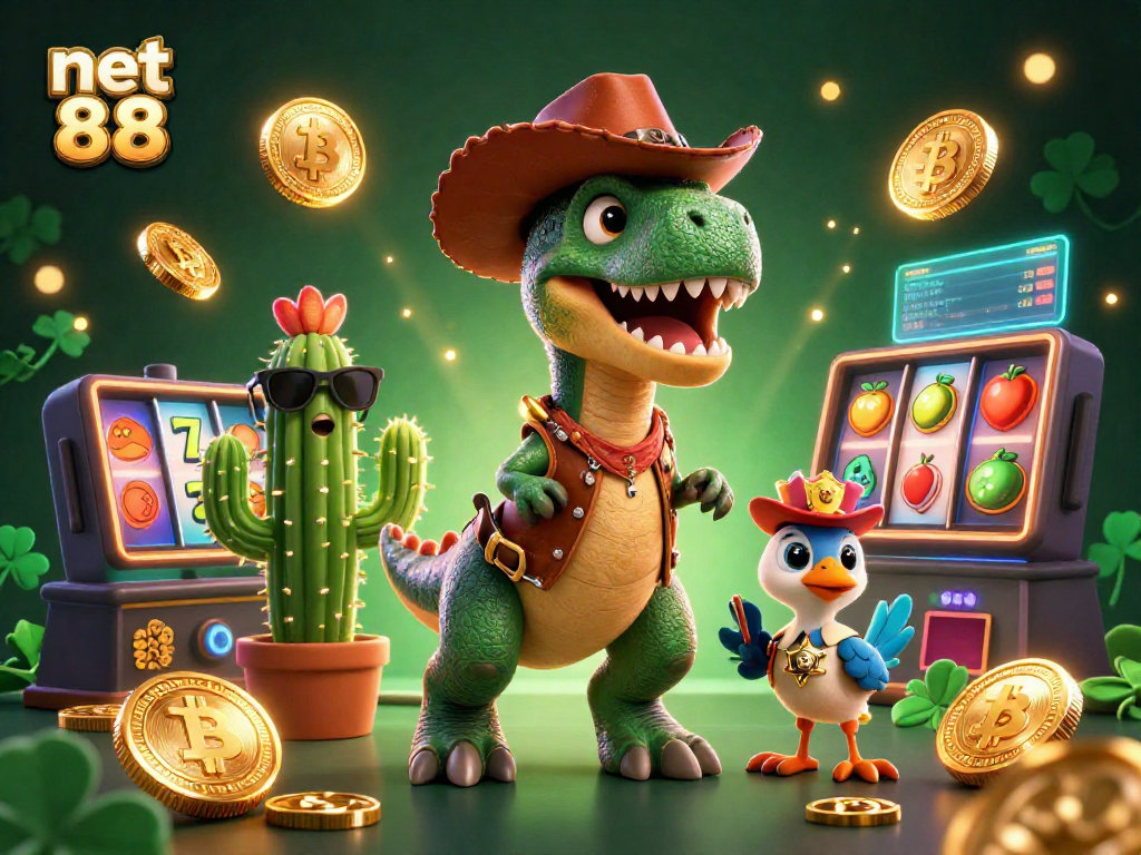 Play exciting games at net 88 with dynamic characters in an engaging casino scene.