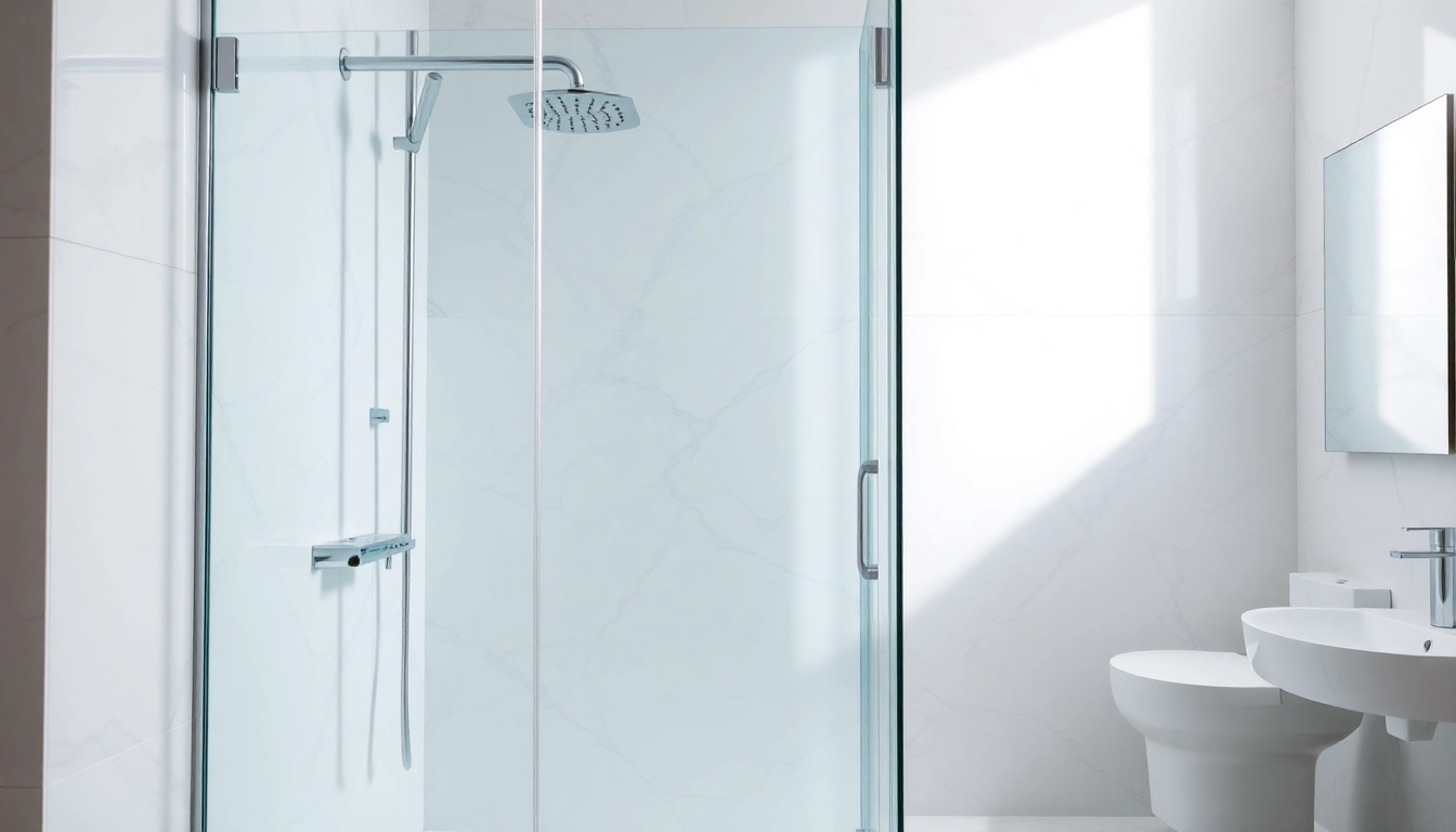 Erleben Sie die sonni Duschkabine in einem eleganten Badezimmer mit modernen Akzenten.
