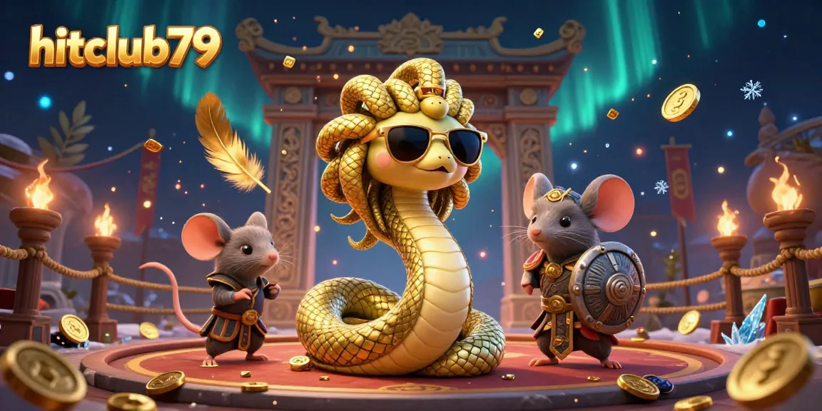 Experience vibrant gameplay at hitclub79, featuring charismatic characters in an exciting casino setting.