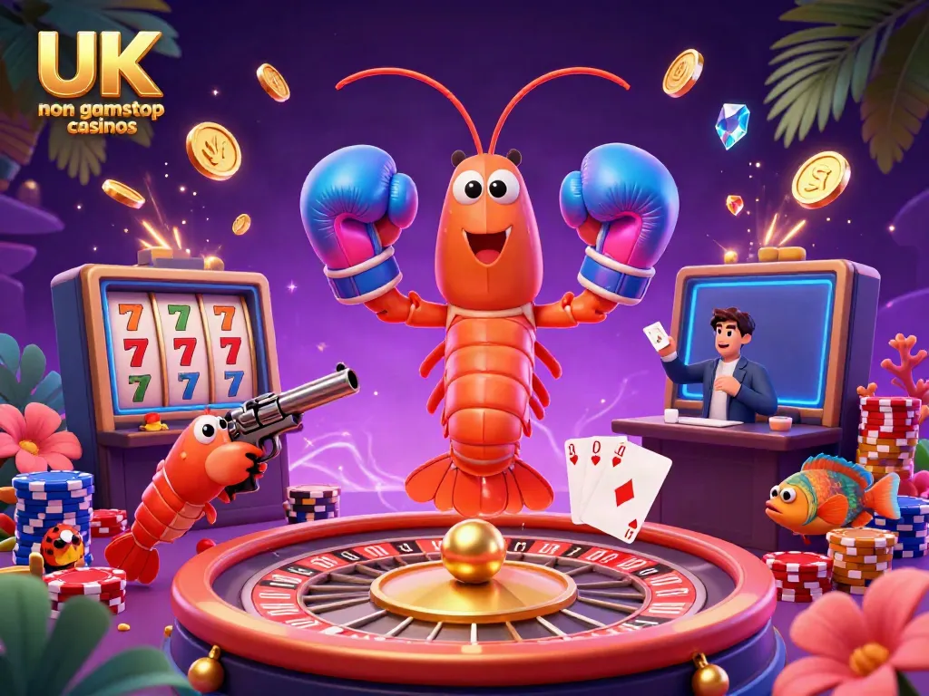 Engage in thrilling action at UK non gamstop casinos with vibrant characters and dazzling game elements.
